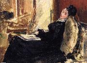 Edouard Manet Jeune femme au livre oil painting artist